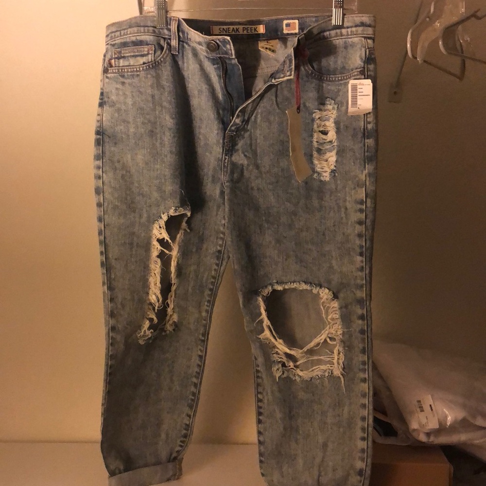 Ripped Live Culture Jeans